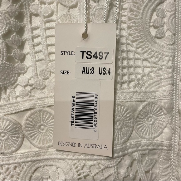 NWT Jaus White Lacey Dress - Picture 6 of 6
